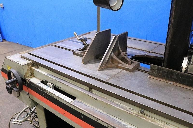 18" X 22" MARVEL Tilt Frame Vertical Bandsaw, Model Series 8 Mark II