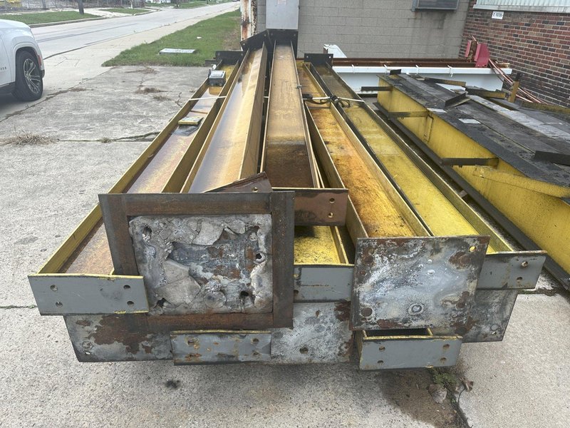 (15) 18 FT HIGH CRANE UPRIGHTS STEEL BEAMS: STOCK #23127