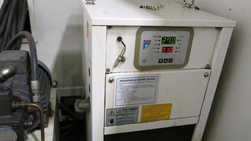 TAKUMI, V32, CNC VERTICAL MACHINING CENTRE, 10,000 RPM SPINDLE, TRAVELS (X,Y,Z): 3200 MM X 1066MM X 750 MM (126&quot; X 42&quot; X 30), DISTANCE FROM NOSE TO SPINDLE:  200MM TO 950MM, DISTANCE FROM SPINDLE NOSE TO THE Z-AXIS GUIDEWAY: 1120MM, T-SLOT TABLE SIZE: 3200MM X 1025MM (126&quot; X 40&quot;), MAX TABLE LOAD, 4500 KG (9,920 LBS), 32 TOOL ATC, TABLE SIZE: 42&quot; X 130&quot;, CAT 50, 30 KW, SPINDLE FLOOD AND THROUGH COOLANT, AIR BLAST, COOLANT FILTER SYSTEM, CHIP WASH DOWN SYSTEM, CHILLED BALL SCREW AND SPINDLE, 4-AXIS CAPABLE,  LEFT AND RIGHT CHIP CONVEYOR,  MITSUBISHI, MEDLAS 60S, CNC CONTROL, 2006, 220/3/60 50 AMP, MACHINE WEIGHT:  52.500 LBS. FLOOR SPACE (W, L, H) 295&quot; X 173&quot; X 139.7&quot; (APPROX.), S/N K0133