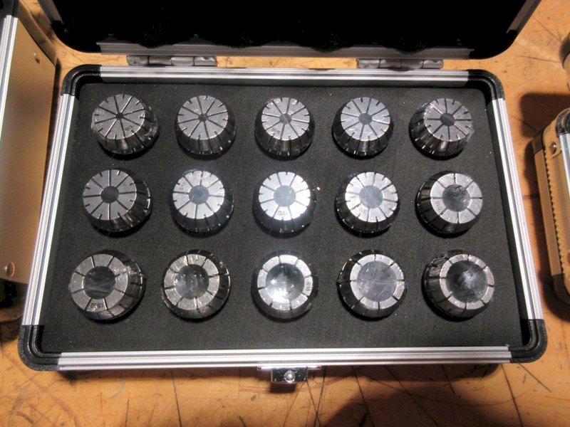 Haas ER16(10),  ER25(15), ER32(18) Complete Collet Sets In Case - BRAND NEW! 04-0718, 04-0719, 04-0720- Auction Item