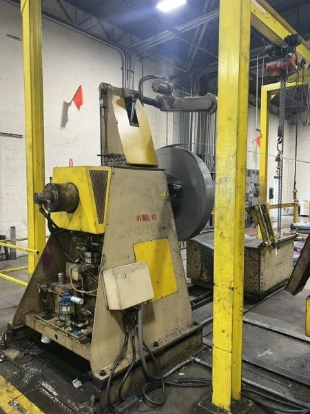 Dallas / Perfecto 13,000# x 24&quot; x .250&quot; Servo Feed Line w/ Coil Car, STO...