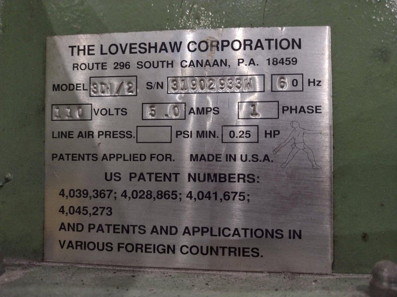 1/4 HP LITTLE DAVID MODEL #30/2 BOX TAPER, 110V SINGLE PHASE: STOCK #20725