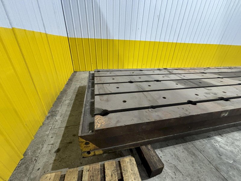 77" X 226" X 13-3/4" HIGH T-SLOTTED FLOOR LAYOUT PLATE: STOCK #11259