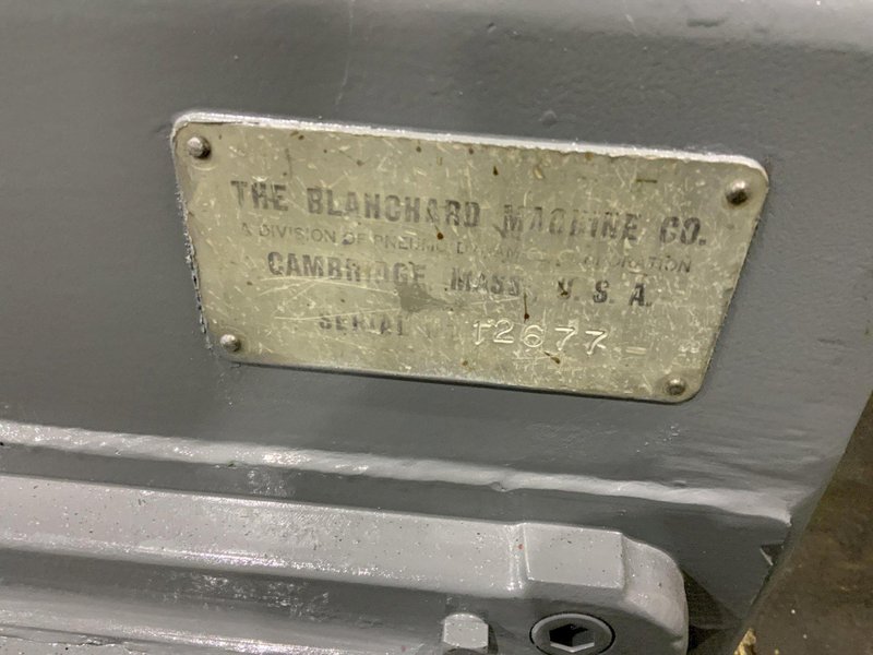 42" BLANCHARD 22-42 ROTARY SURFACE GRINDER: STOCK #80607