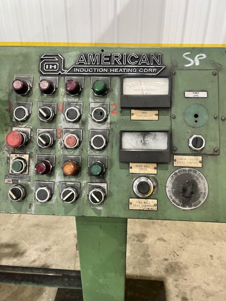 500 kw AMERICAN INDUCTION HEATING 2 COIL BILLIT HEATING SYSTEM, WITH FEEDER &amp; CONTROLS: STOCK #20810: STOCK #20813