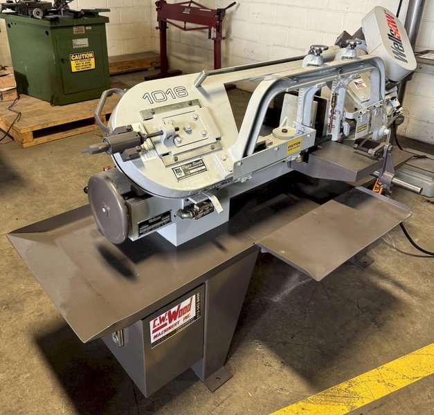 10" x 16" Wellsaw Horizontal Band Saw 1016, 50-275 FPM, 1" Blade, Coolant, 2 HP, Reconditioned