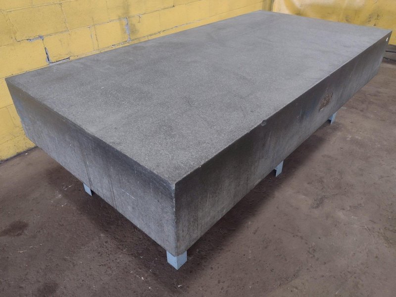 8&#039; X 4&#039; X 14&quot; CHALLENGE PRECISION LAYOUT INSPECTION GRANITE TABLE: STOCK #23797