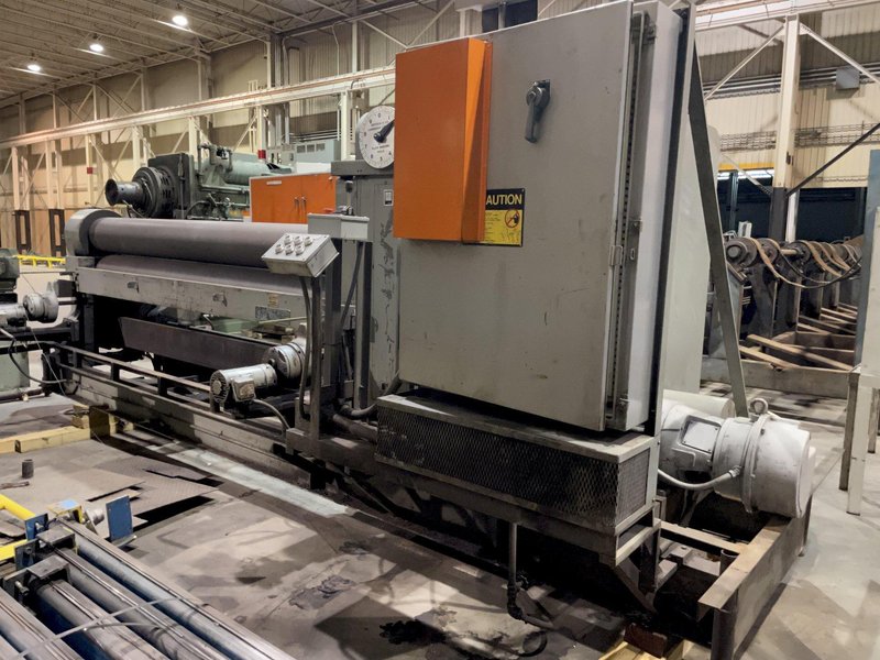 10' X 5/8" BERTSCH MODEL #11 INITIAL PINCH PLATE ROLL: STOCK #10399