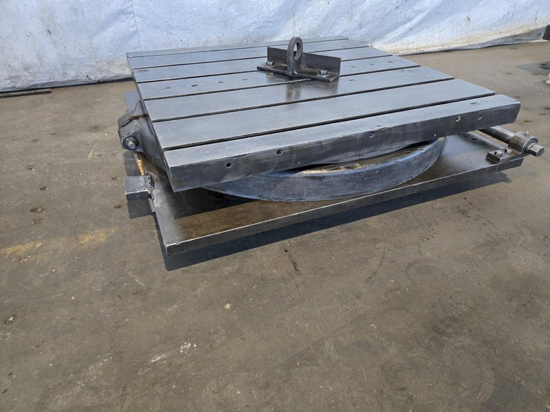 48" x 48" AIR LIFT ROTARY TABLE. STOCK #0548626
