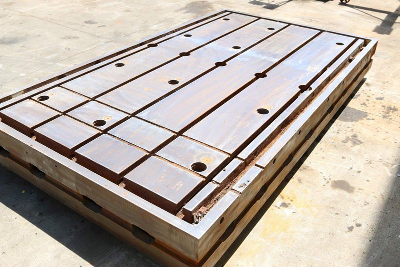 57&#039; X 103&#039; T SLOTTED TABLE: STOCK #68407