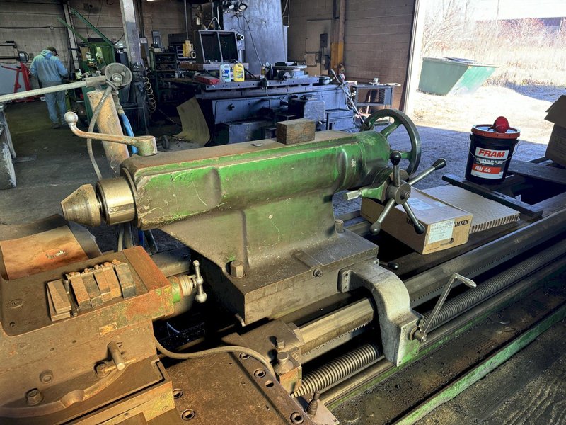 42" X 192" STANKO 1H65-5 HOLLOW SPINDLE ENGINE LATHE. STOCK # 1222424