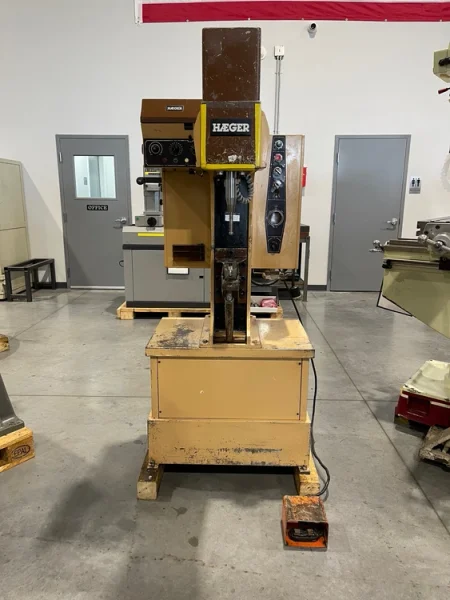 HAEGER HP6-B  6 Ton Hydraulic Insertion Press &amp; Autofeed Bowl USA #6836