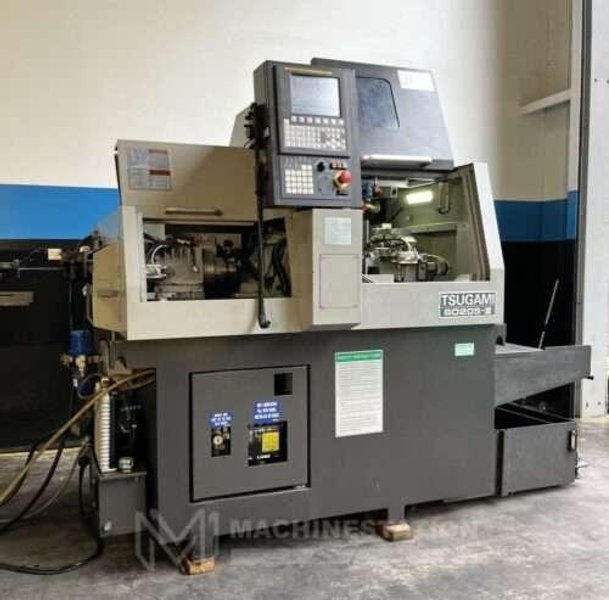Tsugami B0205-III CNC Swiss Type Automatic Lathe