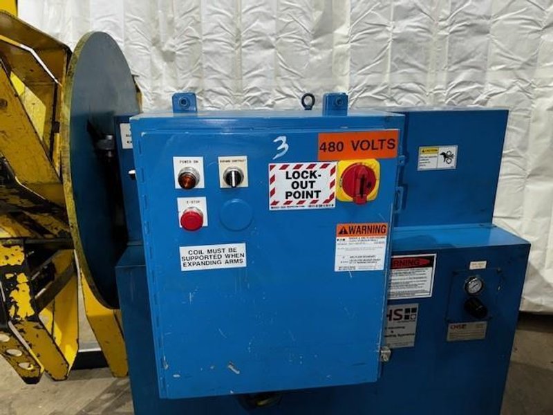 4,000# X 20" CHS NONPOWERED  UNCOILER  COIL REEL STOCK #3644