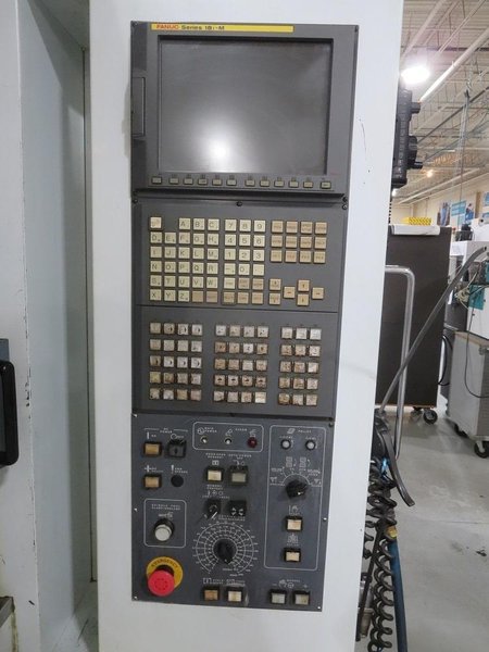 KIWA KNH-426X HMC, 2003-HPC, Fanuc Control, 12,000RPM, Chip Conveyor