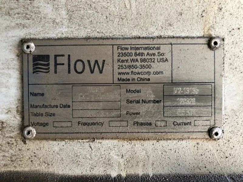 2012 FLOW MACH 2 1313B | Waterjet Cutters