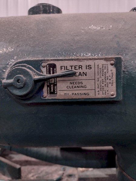 24" X 36" X 96" LONG AMERICAN MODEL #10447 HYDRAULIC HORIZONTAL BALER: YOBRO #24745