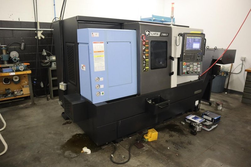 DN Solutions Lynx 2100LYA CNC Lathe Turning Center, Live Milling, Y-Axis, C-Axis, Tailstock - New 2022- Auction Item