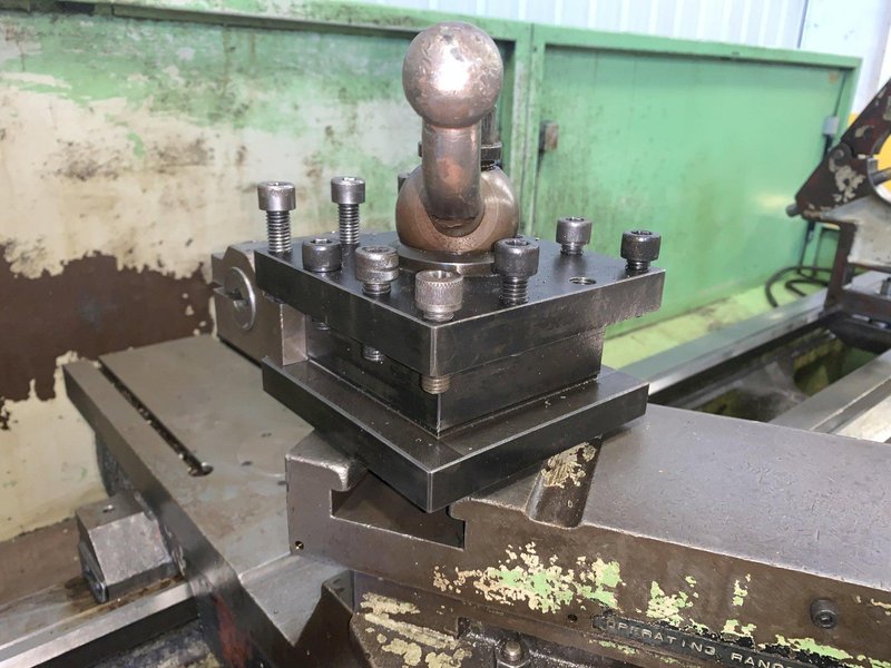 25&quot; X 120&quot; DOALL ROMI MODEL 25H GAP BED ENGINE LATHE W/ 4&quot; HOLE: STOCK #12892