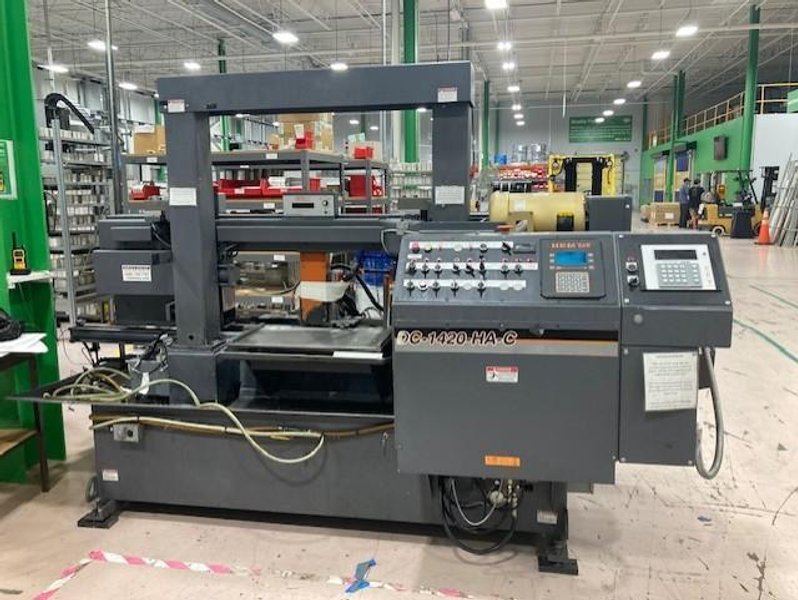 14″ x 20″ Hem DC-1420HA-C Dual Column Horizontal Bandsaw, 2013
