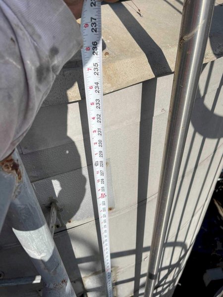 9,000 Gallon SS Vertical Tank