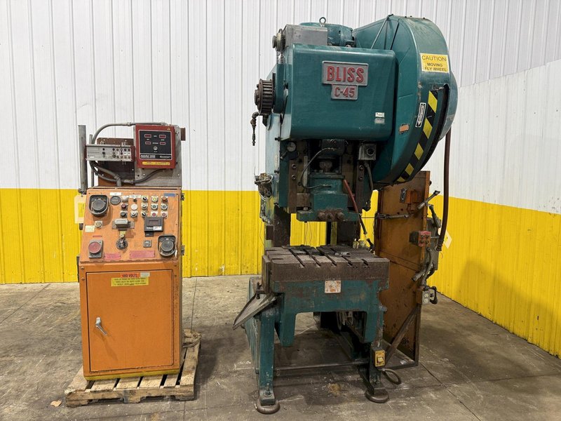 45 TON BLISS MODEL #C-45 MECHANICAL OBI  PRESS 2" STROKE: YOBRO #26133