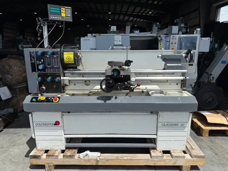 CLAUSING COLCHESTER 13”/18” x 40”cc Lathe 1998’ #7691