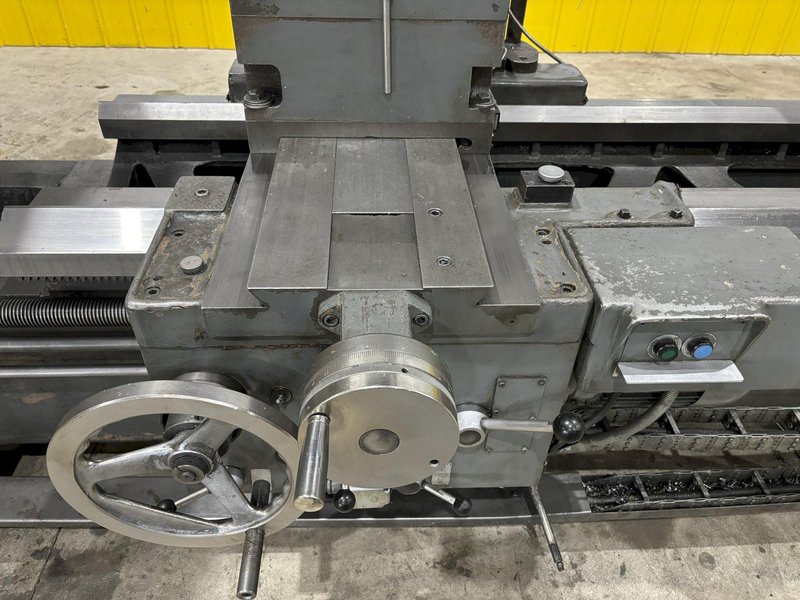 48" / 60" SWING X 84" SIRCO MODEL #PA-36 HEAVY DUTY GAP BED ENGINE LATHE, 5.5" HOLE: STOCK #21004