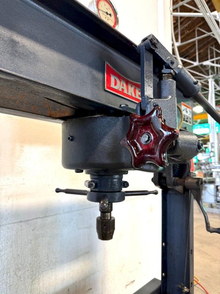 25 Ton Dake H-Frame Hydraulic Press 25H, Hand, 33&quot; Between Uprights, Clean