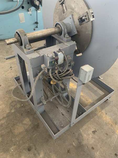 2,000 LB X 10&quot; MOTORIZED UNCOILER. STOCK # 1399920