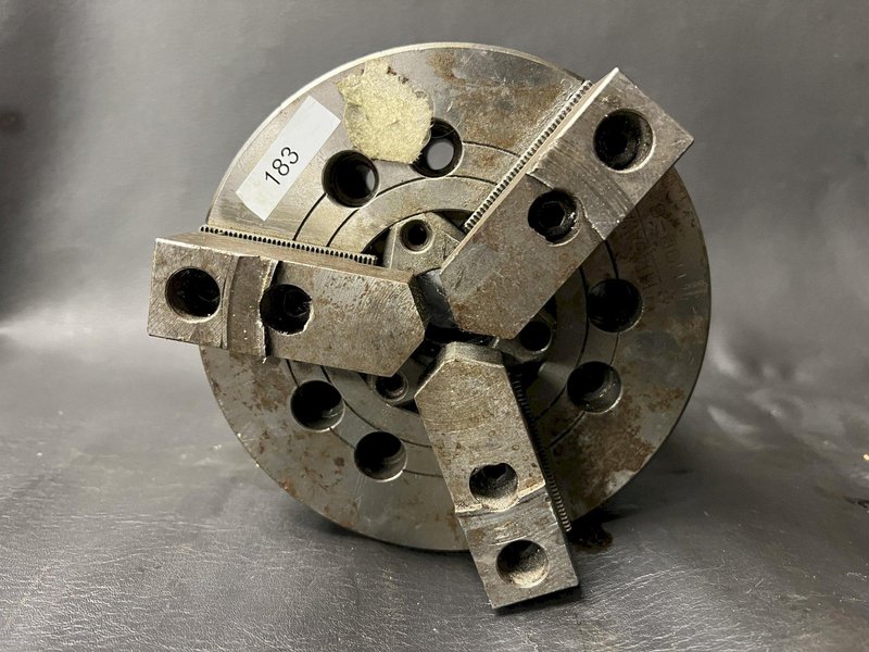 Kitagawa HOB-6 Used 6" CNC 3-Jaw Closed Nose Power Chuck No Adapter