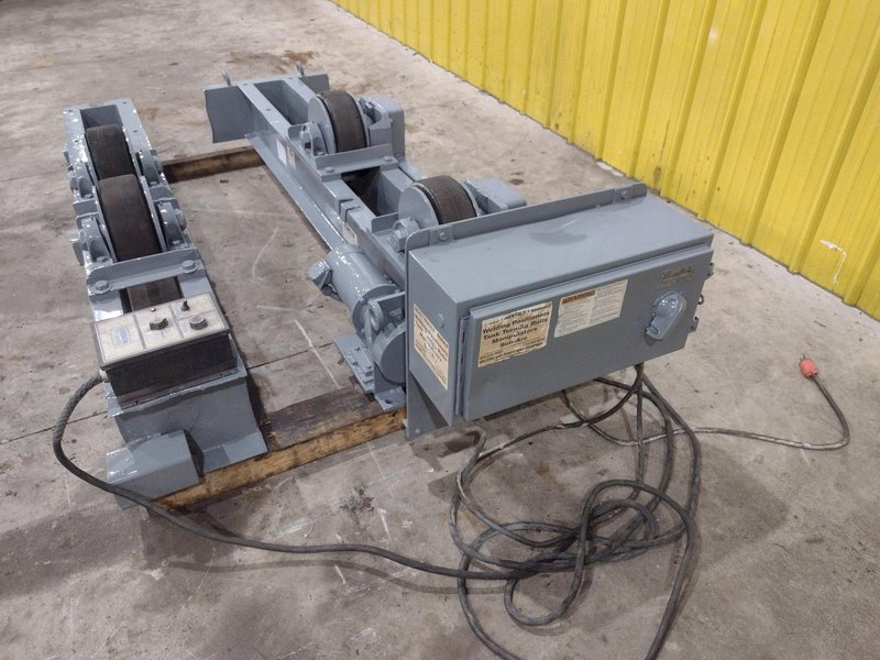 20,000 LB (10 TON) ARONSON MODEL #WRD1 POWERED TANK TURNING ROLLS, DRIVE &amp; IDLER: STOCK #23508