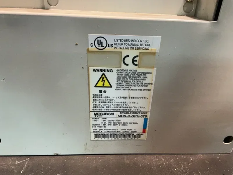 MITSUBISHI 37 KW SPINDLE DRIVE UNIT  -  MDS-B-SPH-370