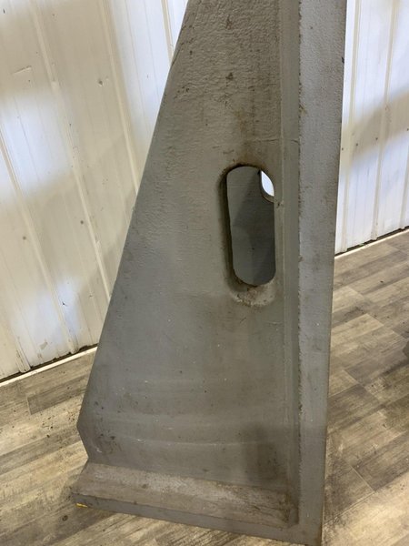 30-1/2" X 60-3/4" X 30-1/4" MACHINED ANGLE PLATE: STOCK #81454