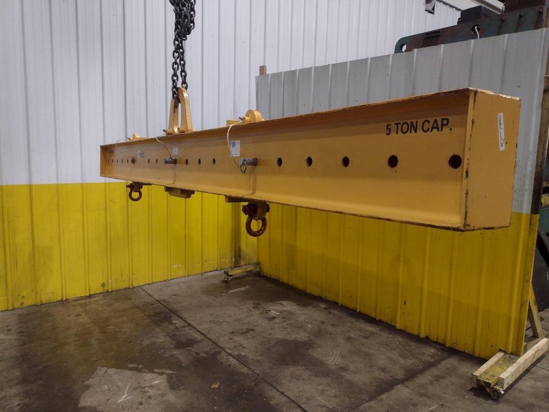 10,000 LBS X 128" X 10" CALDWELL MODEL #17-5-10 SPREADER BAR: YOBRO #24577
