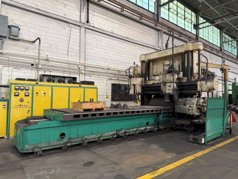 (100HP) 76" X 268" INGERSOLL DUAL HEAD/DOUBLE SIDED PLANER MILL. STOCK # 0112126