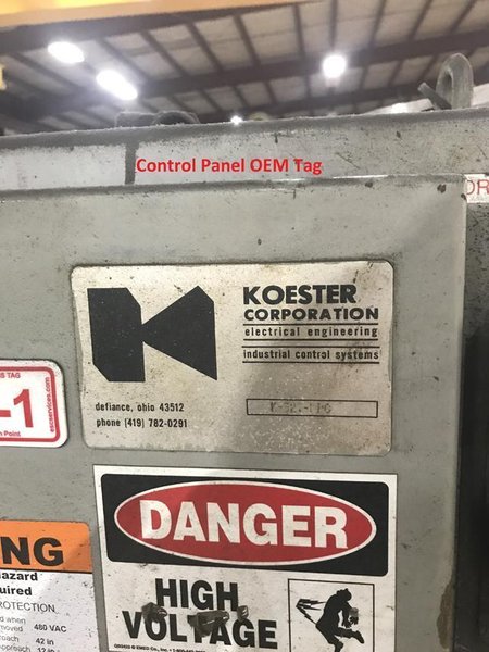 75,000 lbs ABBEY ETNA HYDRAULIC DRAW BENCH (14353)