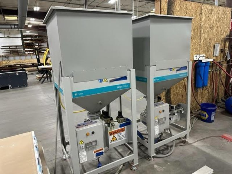 8.6′ x 20′ Flow Mach 500 WaterJet, 2017 – Dual Head,  Dual Garnet