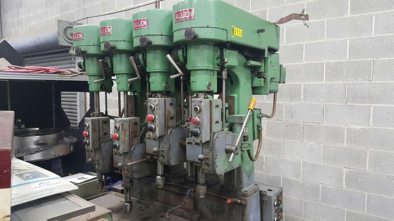 56&quot; x 21&quot; Allen 4 Station Drill Press