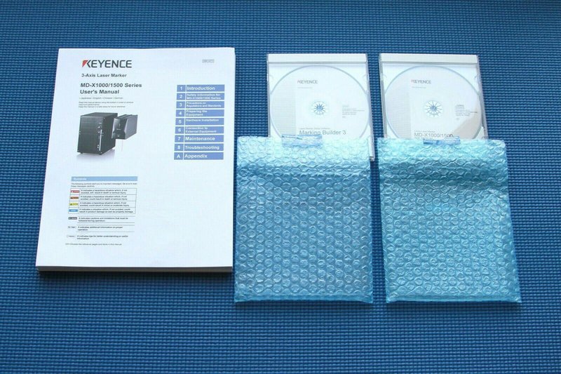 Keyence MD-X1020 3-Axis YVO4 Laser Marking/Vision System, 2017