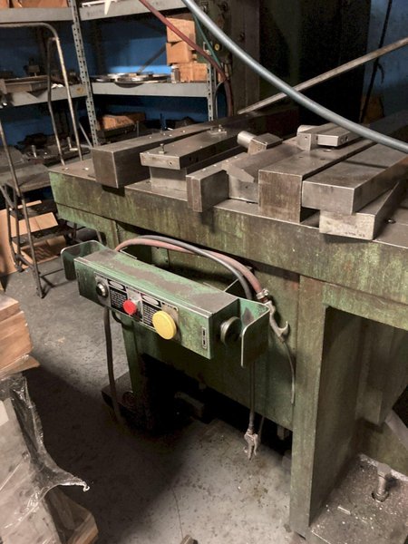 150 TON ROUSSELLE G-150-50-30 BACK GEARED GAP FRAME PRESS. STOCK # 0669225