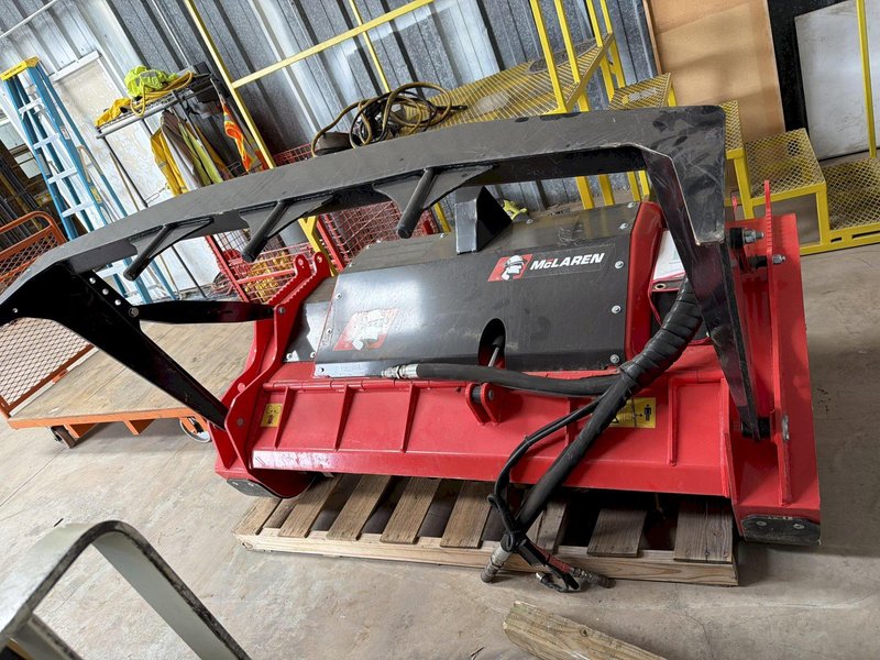 McLaren TF-160-RTFDS Skid Steer Trencher Attachment, 2024 – 68″ Overall Width, 4′ Dig Depth, Hydraulic Drive