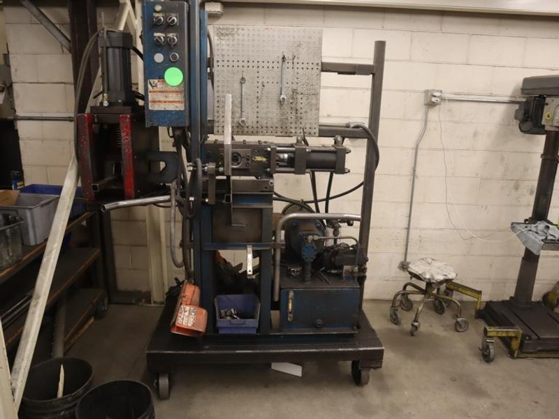 Vogel Tool &amp; Die Model 101-HPP Notching Machine with Custom Unittool Punch, Hydraulic Unit- Auction Item