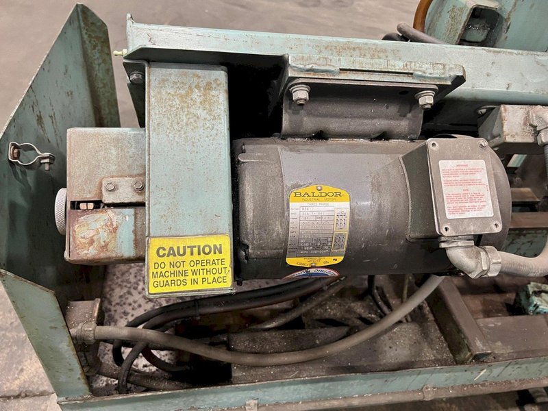 USED W.F. WELLS 10&quot; X 17&quot; HORIZONTAL DUAL POST SEMI-AUTOMATIC BANDSAW MODEL W-10-1, Stock# 11070, Year: 1995