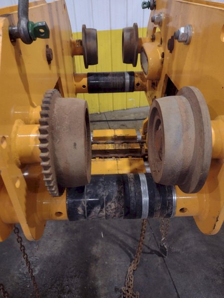 10 TON HARRINGTON MODEL #SHB100 CHAIN HOIST &amp; TROLLY: YOBRO #25080
