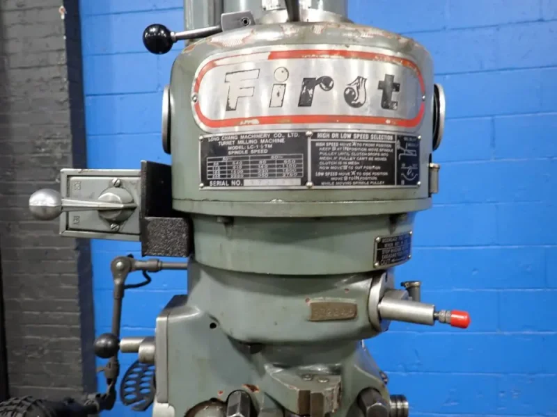 FIRST 9" 42" VERTICAL MILL  -  LC-1 1/2TM