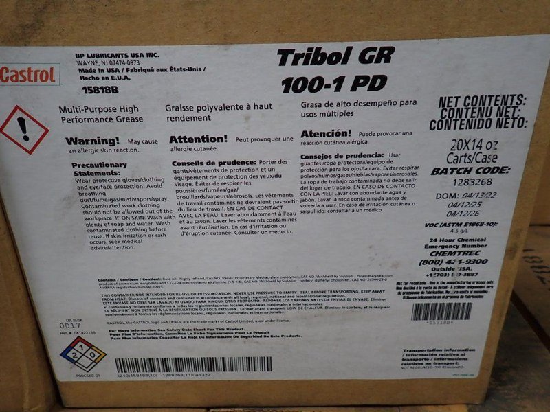 CASTROL 14 OZ HIGH-PREFORMANCE BEARING GREASE  -  TRIBOL GR 100-1 PD