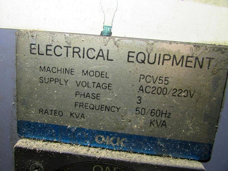 OKK PCV-55 5-AXIS CNC VERTICAL MACHINING CENTER. STOCK # 0527322