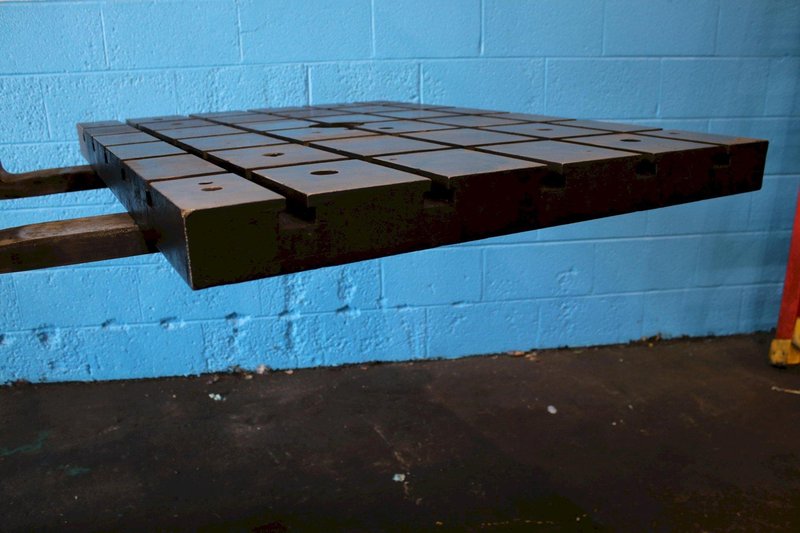 46-1/4&quot; X 32-1/4&quot; X 3&quot; T SLOTTED BOLSTER PLATE: STOCK #75487