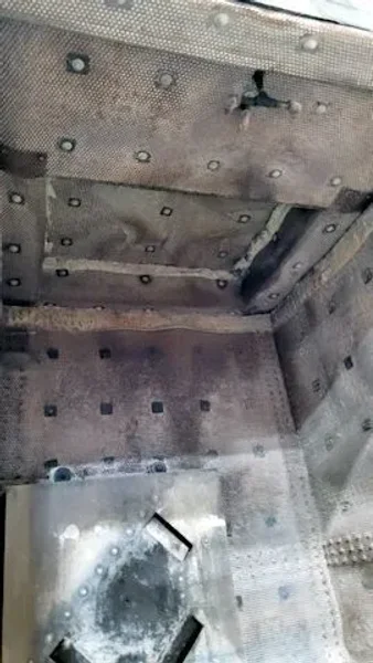 USED STEELMAN 3' X 3' X 5' GAS FIRED BURN OFF OVEN